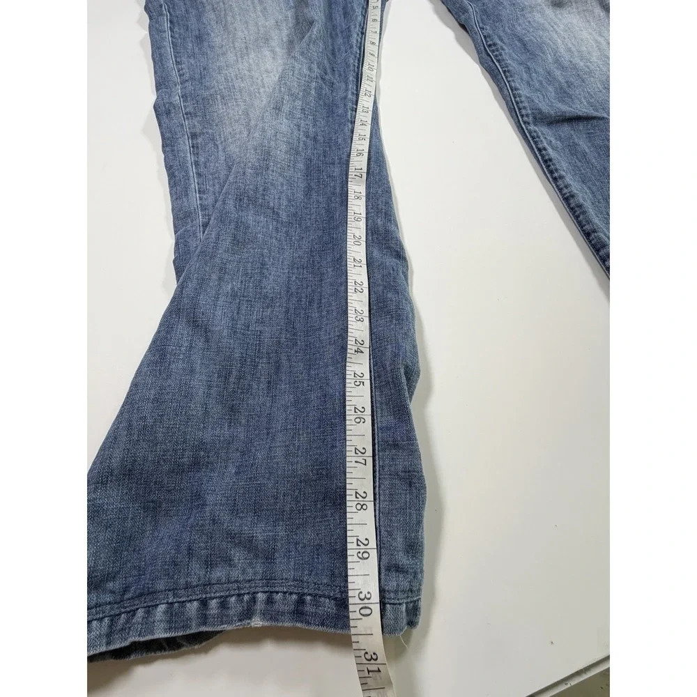 Zegna Sport Jeans Mens  Blue Straight 5 Pocket Denim Project 307 Size 42in